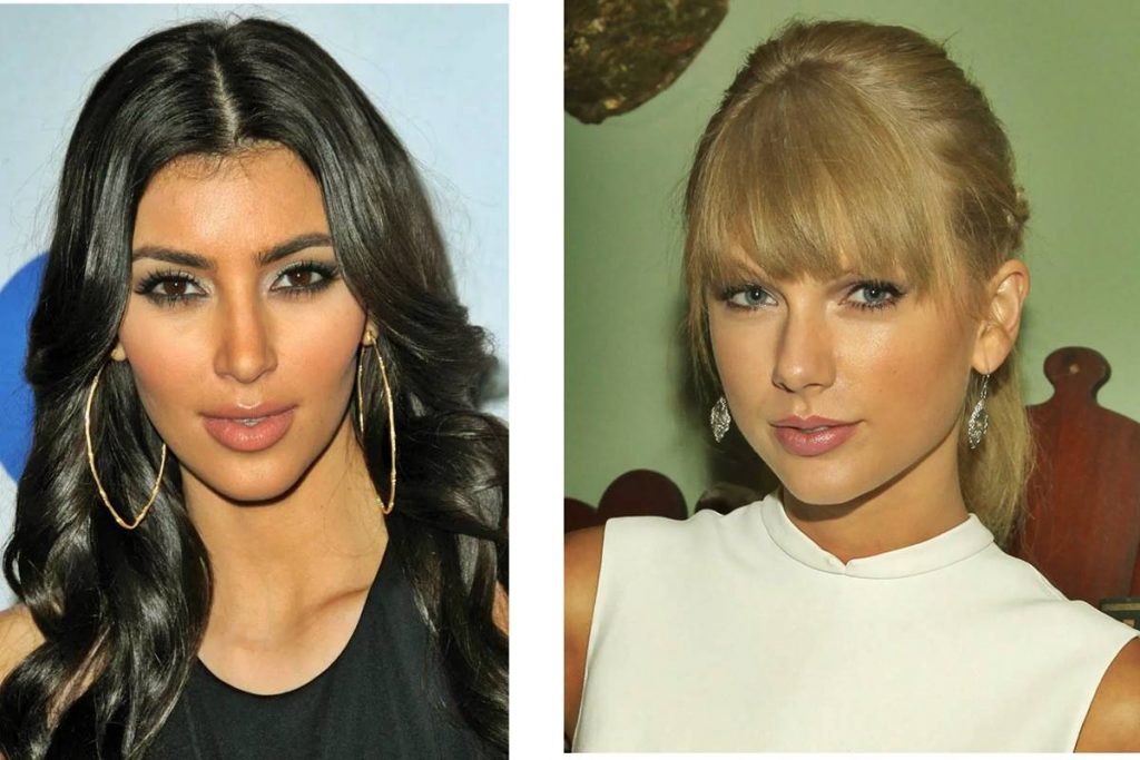 Kim Kardashian and Taylor Swift