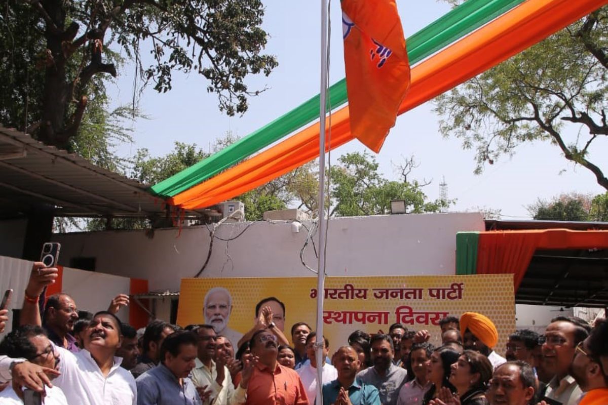 Delhi BJP celebrates party’s Foundation Day