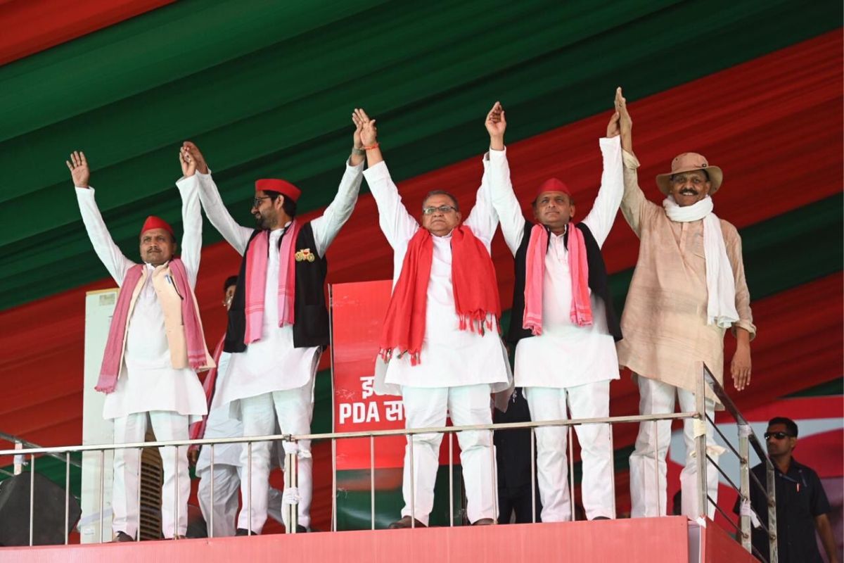 Akhilesh Yadav claims INDIA bloc is wiping out BJP in Purvanchal