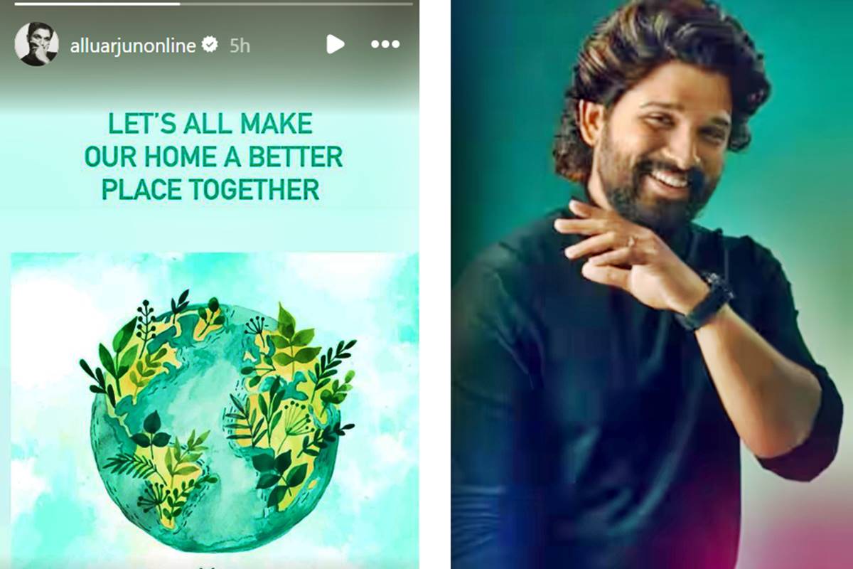 Allu Arjun champions environmental cause: ‘Let’s make our home better together’