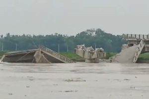 River bridge collapses in Bihar before inauguration, Gadkari issues clarification