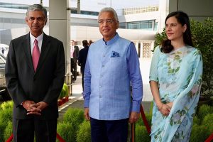 Mauritius PM Jugnauth arrives to attend PM Modi’s swearing-in ceremony