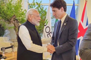 PM Modi meets Canadian counterpart Justin Trudeau on sidelines of G7 Summit in Italy