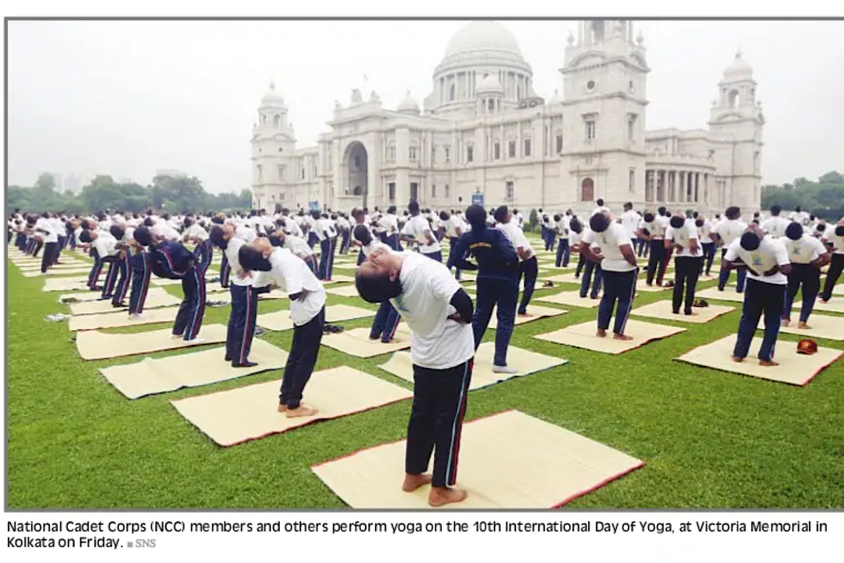 International Yoga Day celebrated across the city