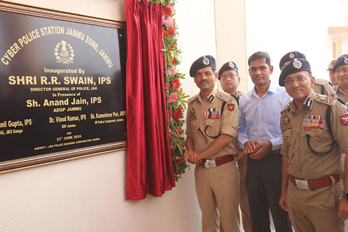 J-K DGP inaugurates new building of cyber police station at Jammu’s Bagh-e-Bahu
