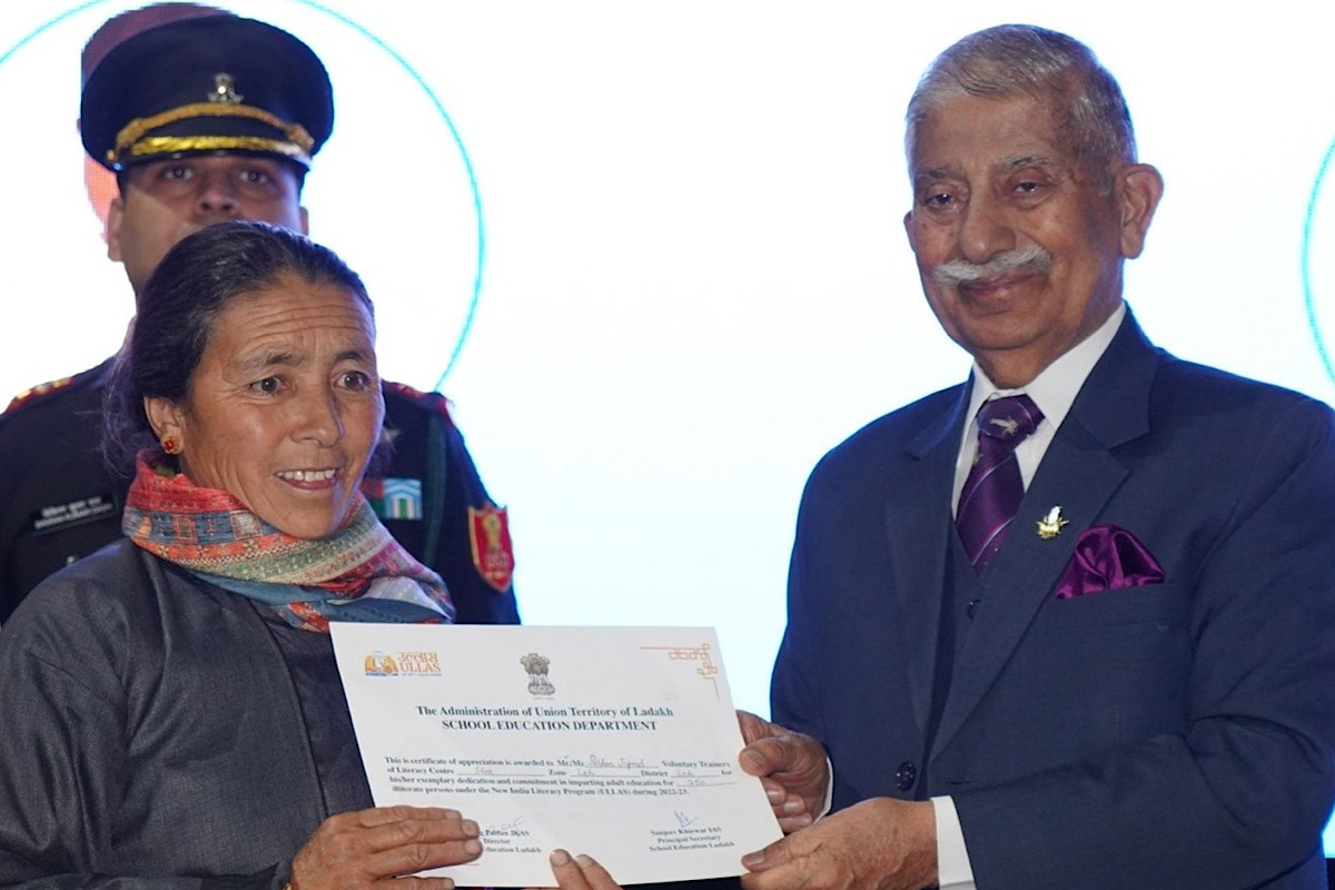 Ladakh UT achieves full functional literacy under ULLAS: LG Mishra