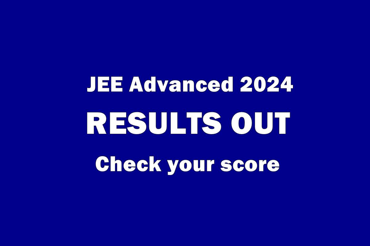 JEE Advanced 2024 results: Check your score and answer key