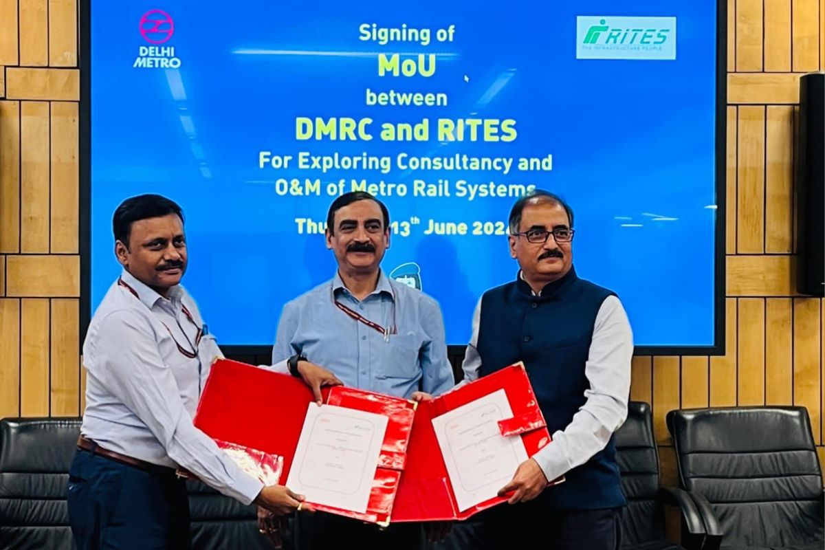 DMRC & RITES sign MoU for consultancy projects in India and abroad