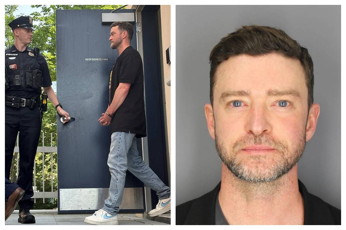 Justin Timberlake arrested in New York, mugshot goes viral