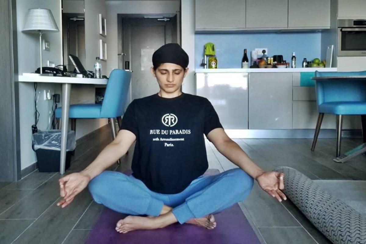 Kubbra Sait celebrates International Yoga Day, credits yoga for her transformation