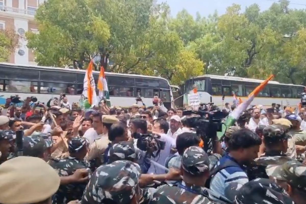 NEET exam row: Delhi Cong stages protest in city