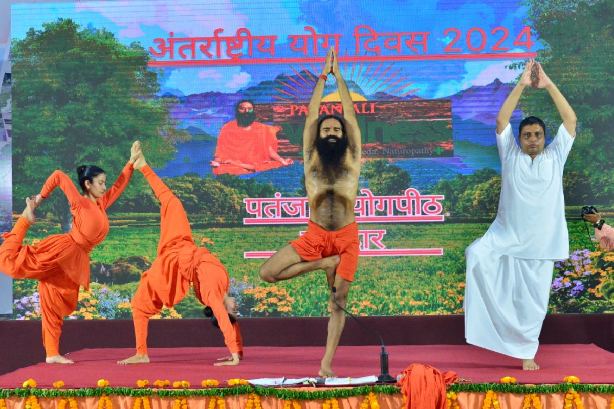 Life integrated with yoga is solution to ideological, political & economic struggles: Swami Ramdev
