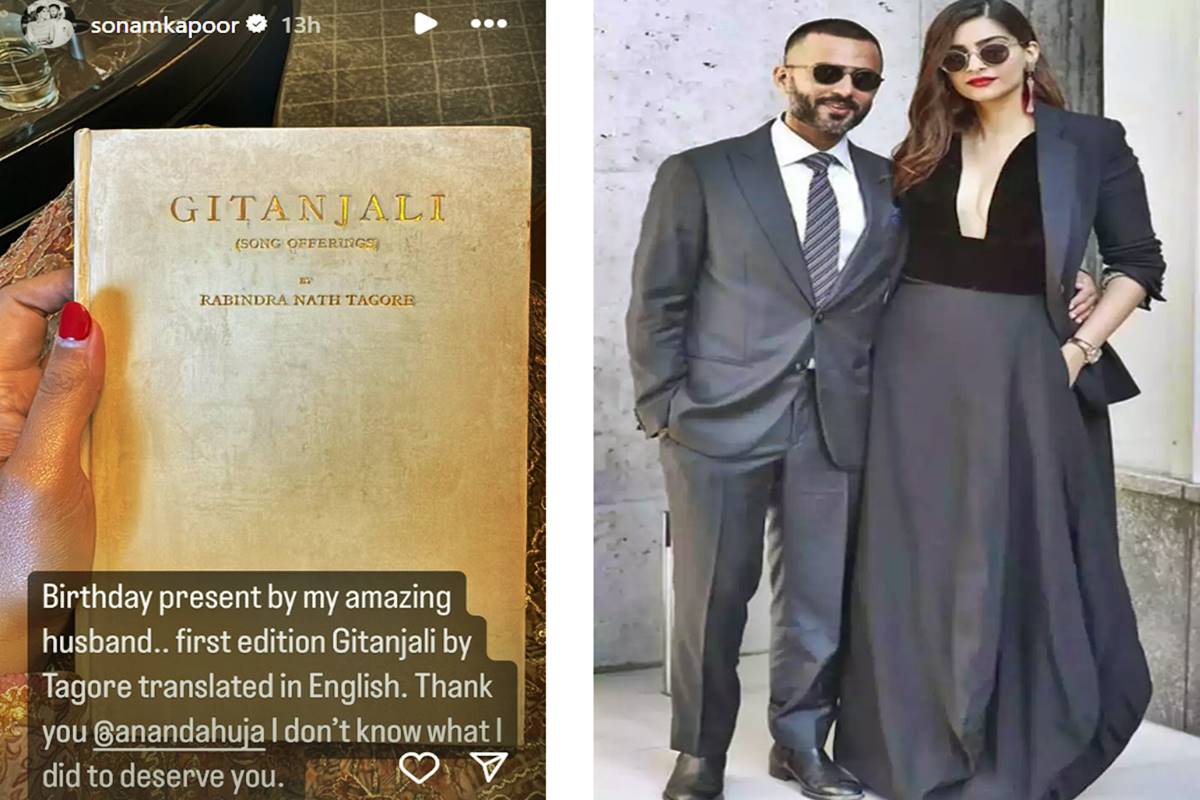 Sonam Kapoor receives THIS book from husband Anand Ahuja on birthday