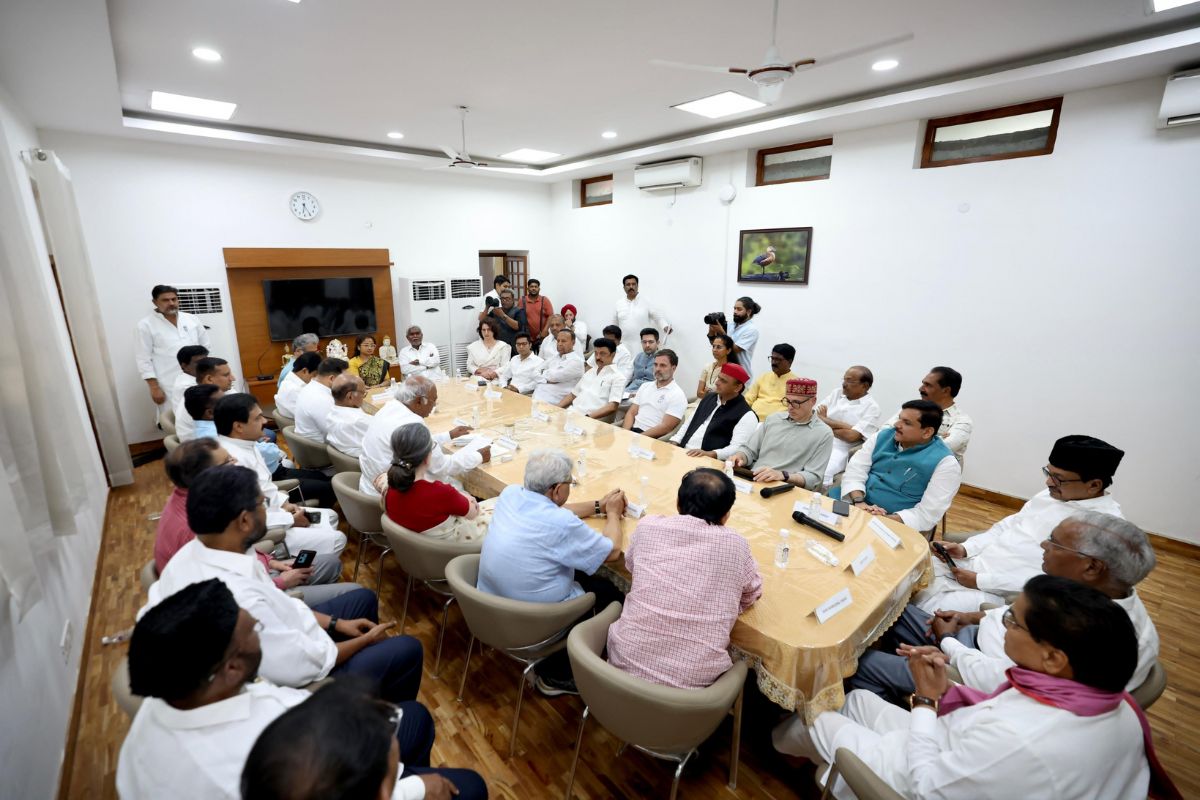INDIA bloc discusses future strategy in key meeting in Delhi