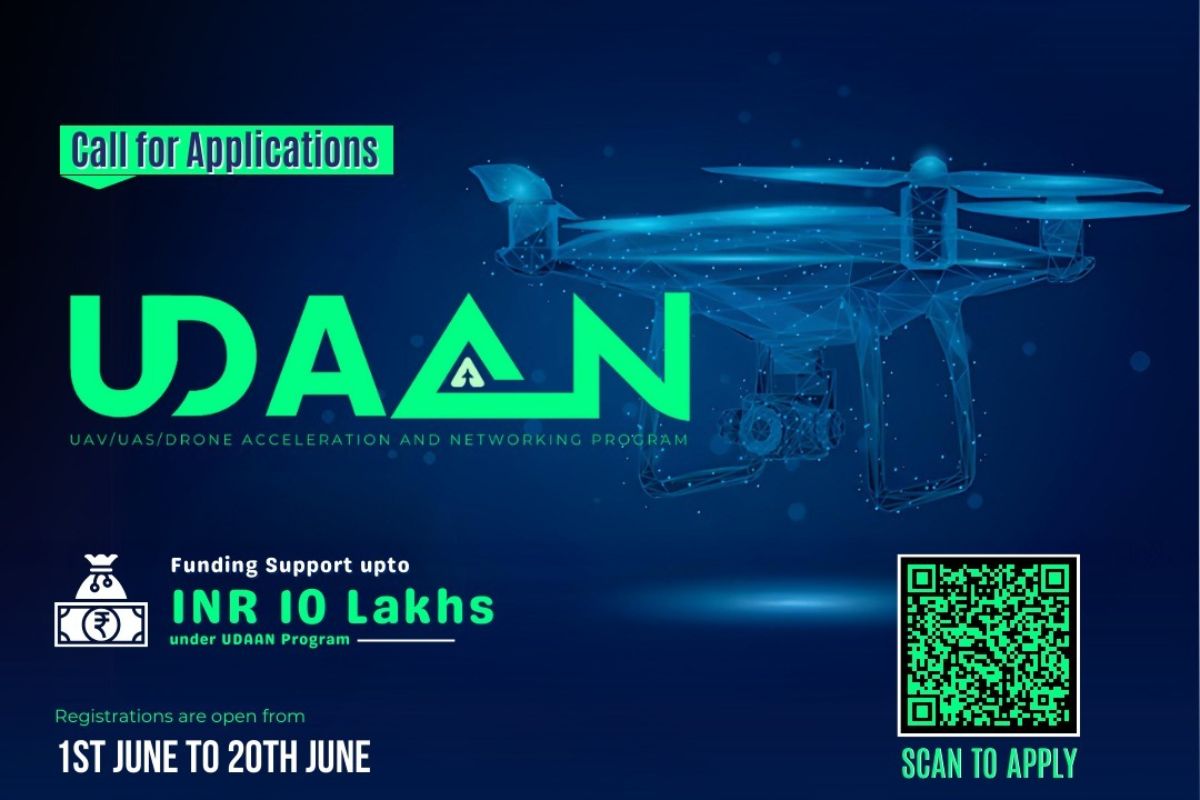 IIT Kanpur, Centre of Excellence for UAVs, and DFI launch UDAAN: Drone Startup Acceleration Program