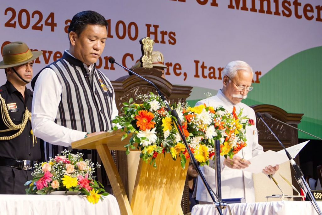 Pema Khandu, Arunachal Pradesh CM, Swearing- in ceremony