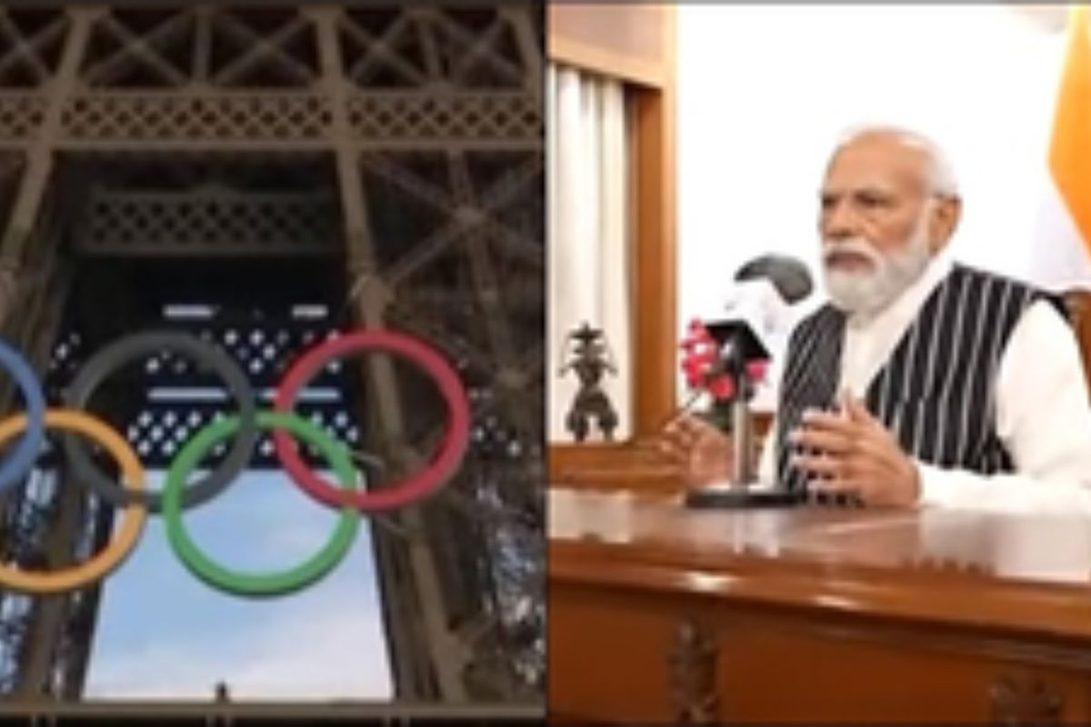 PM introduces hashtag #Cheer4Bharat as nation gears up for Paris Olympics