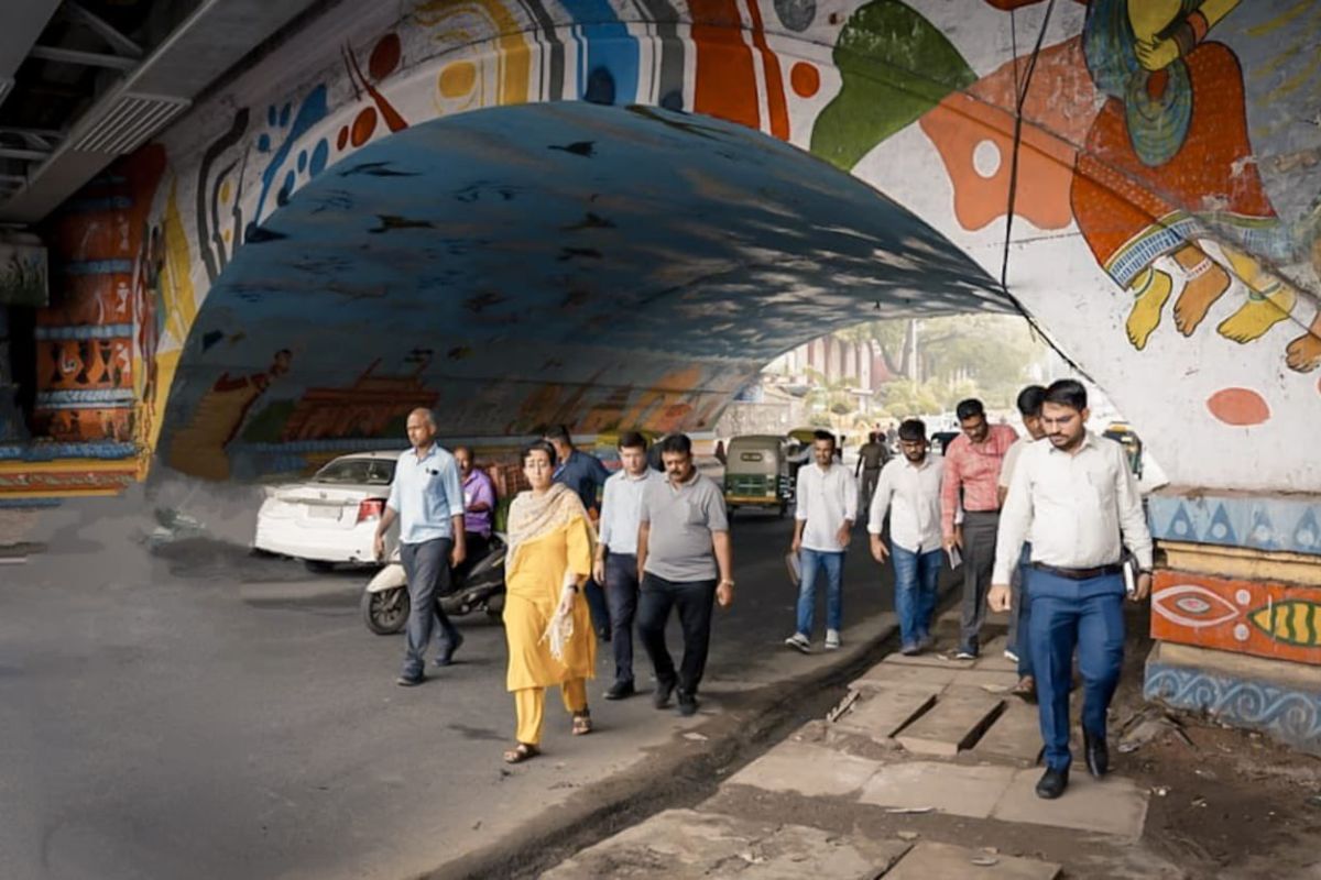 Waterlogging: Atishi inspects Minto Bridge underpass pumps and Chandrawal WTP