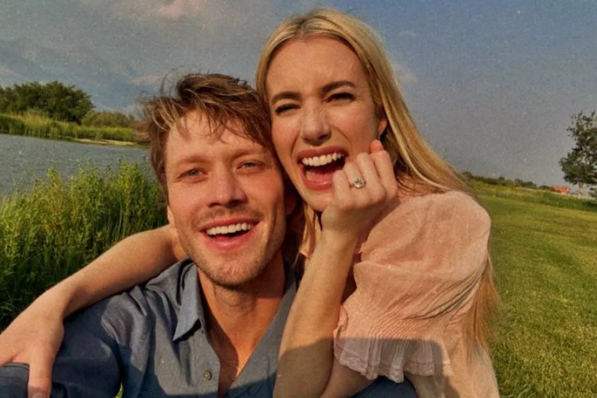 Emma Roberts announces engagement to Cody John on Instagram