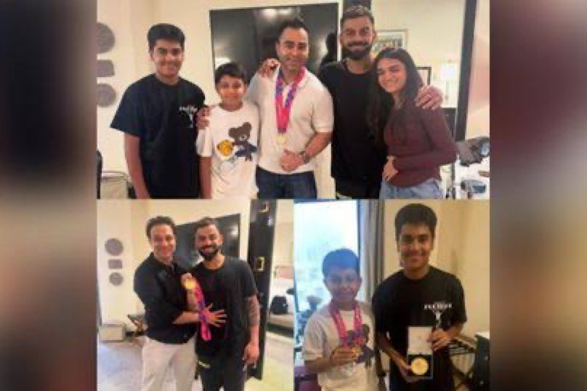 Virat Kohli celebrates T20 World Cup victory with family in Delhi