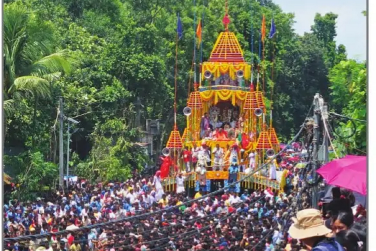 Mahesh Jagannath temple draws thousands of devotees on Rath Yatra
