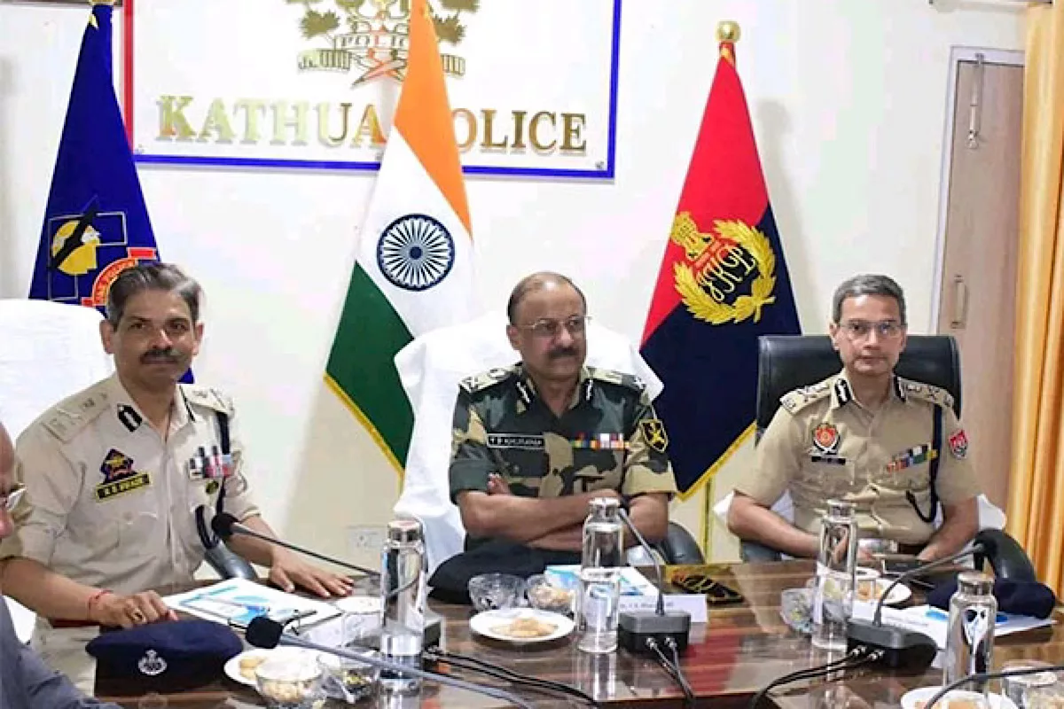 BSF, police officials of J-K, Punjab hold high-level coordination conference held in Kathua