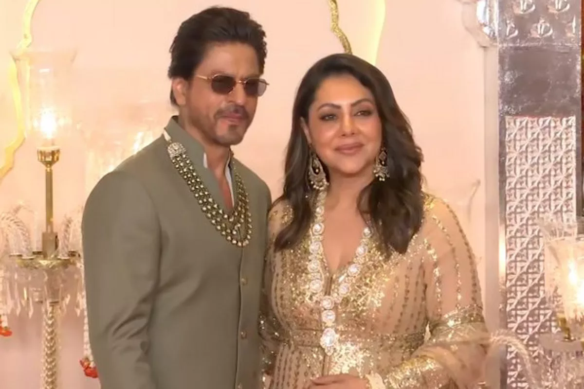 Anant-Radhika wedding: Power couple Shah Rukh-Gauri Khan steal show with charming presence