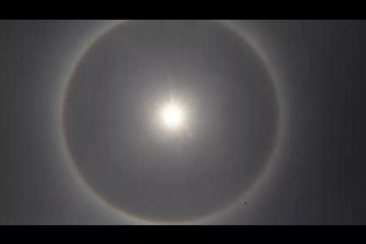 Rare celestial halo sighted in parts of city