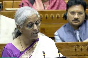 FM replies to Budget debate, attacks Cong on caste census