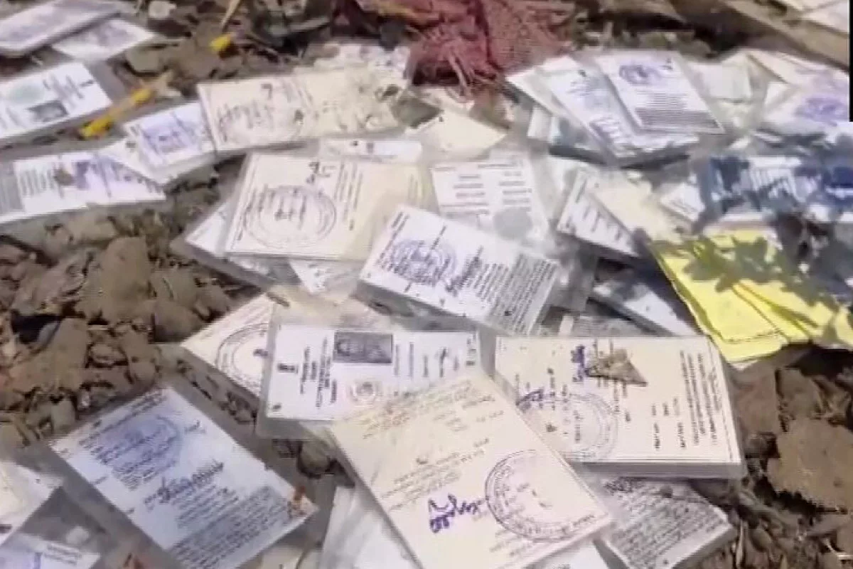 Numerous voter ID cards, poll-related documents seized from Durgapur