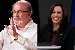 “Great to see Indian woman…I’m 1000 per cent in for her”: Salman Rushdie backs Kamala Harris for US presidential polls