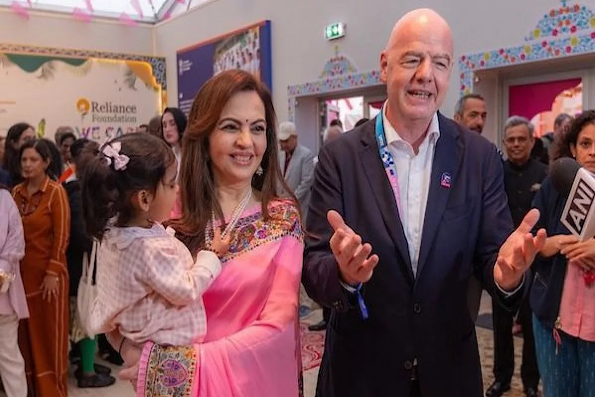 Paris Olympics: Nita Ambani meets FIFA president Infantino during opening ceremony of ‘India House’