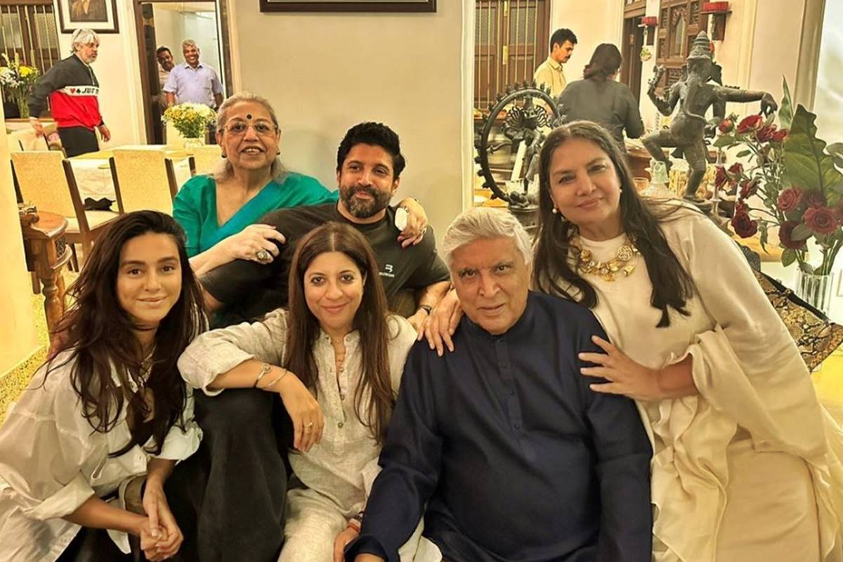 Shabana Azmi reflects on harmonious family bonds with Javed Akhtar and Honey Irani