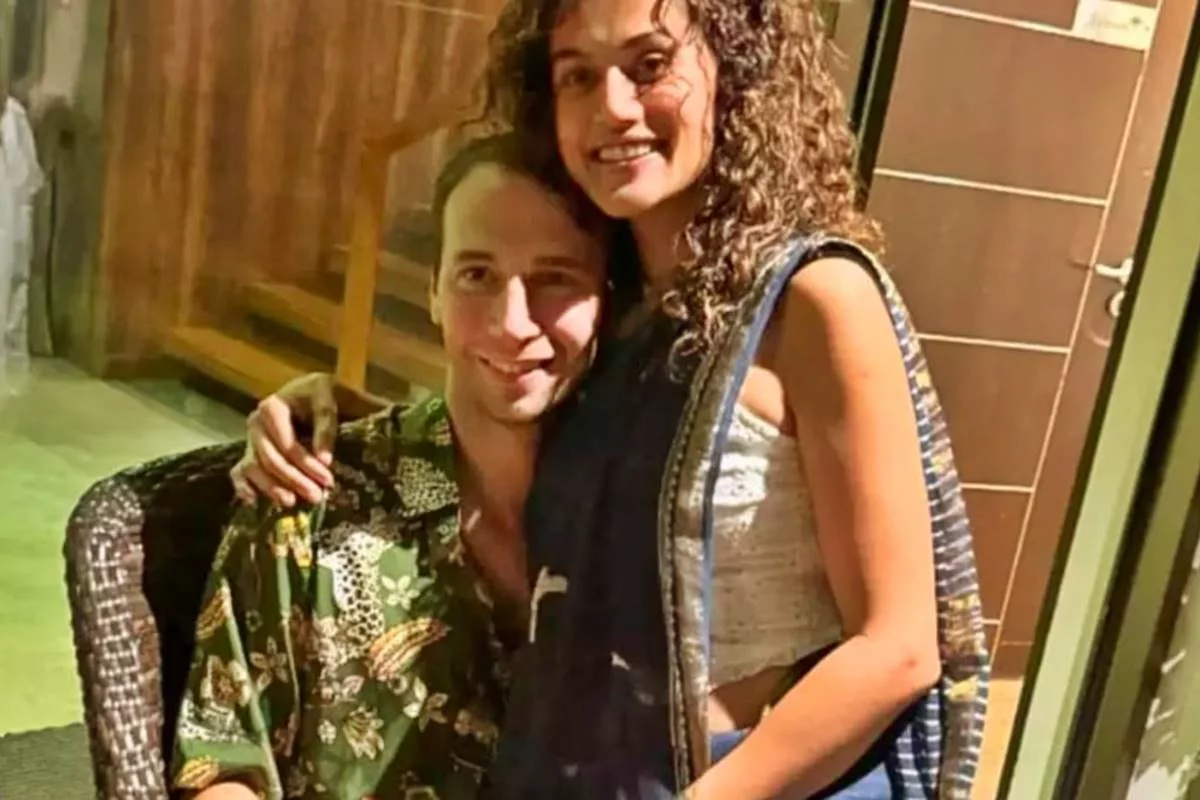 Taapsee Pannu enjoys dinner in Paris with husband Mathias Boe