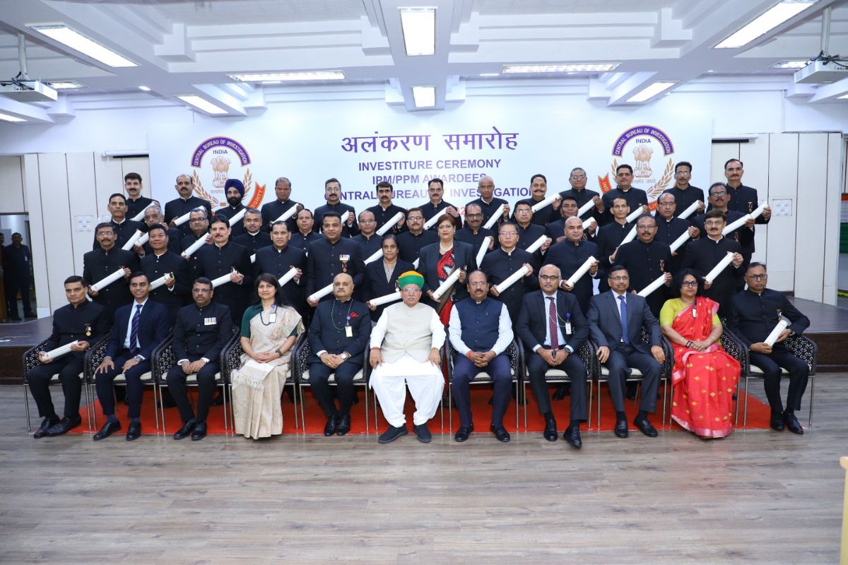 39 CBI officers awarded President’s Police Medal, Indian Police Medal