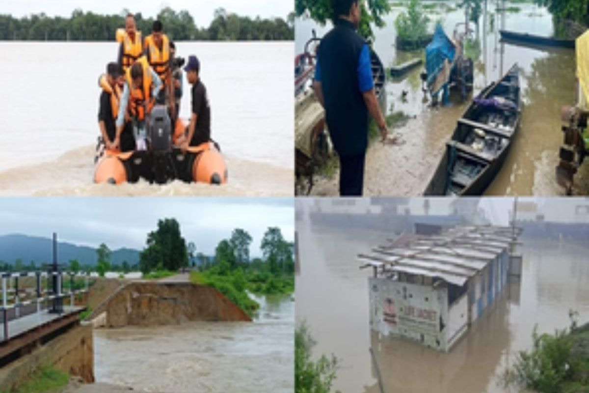 Assam Floods Leave 46 Dead, Affect Over 1.6 Million People Across 27 Districts