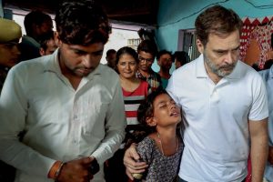 Rahul meets families of Hathras stampede victims, appeals for ex gratia