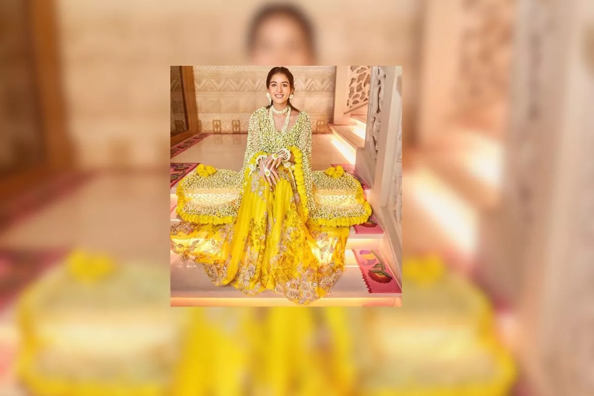 Radhika Merchant’s ‘haldi’ look leaves internet mesmerized