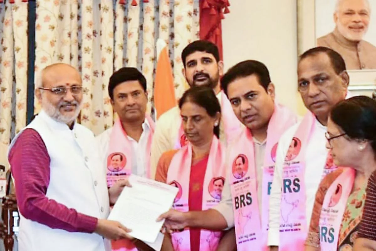 BRS complains to Governor against Congress in Telangana