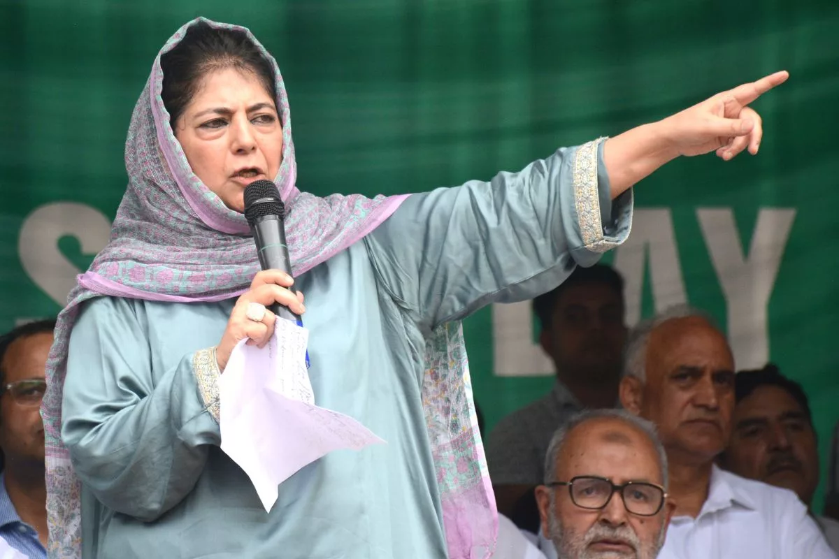 Mehbooba asks BJP to learn its lesson from JK poll verdict