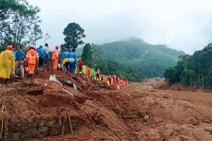 Wayanad landslides: Kerala forest officers’ daring operation saves stranded tribal family