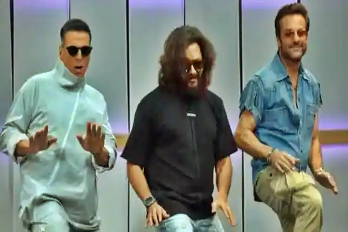 Akshay, Riteish, Fardeen recreate ‘Heyy Babyy’ dance moves with twist