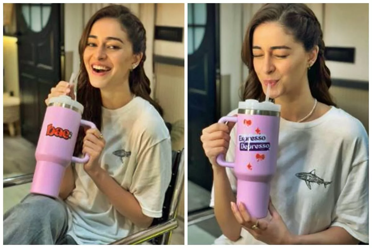 Ananya Panday shines with chic sipper ahead of ‘Call Me Bae’ release