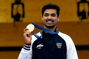 Paris Olympics: Swapnil Kusale wins bronze in Men’s 50m Rifle 3P event