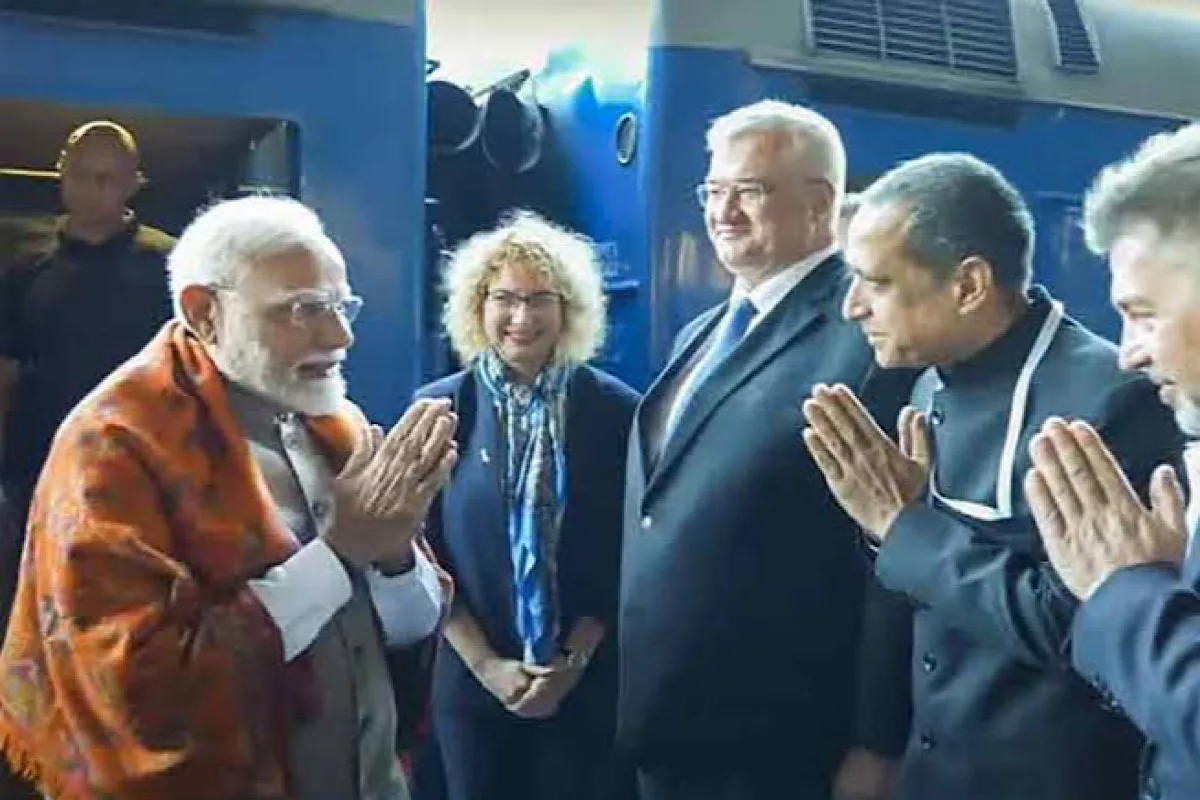 PM Modi arrives in Kyiv on landmark visit, to discuss Russia-Ukraine conflict with Zelensky