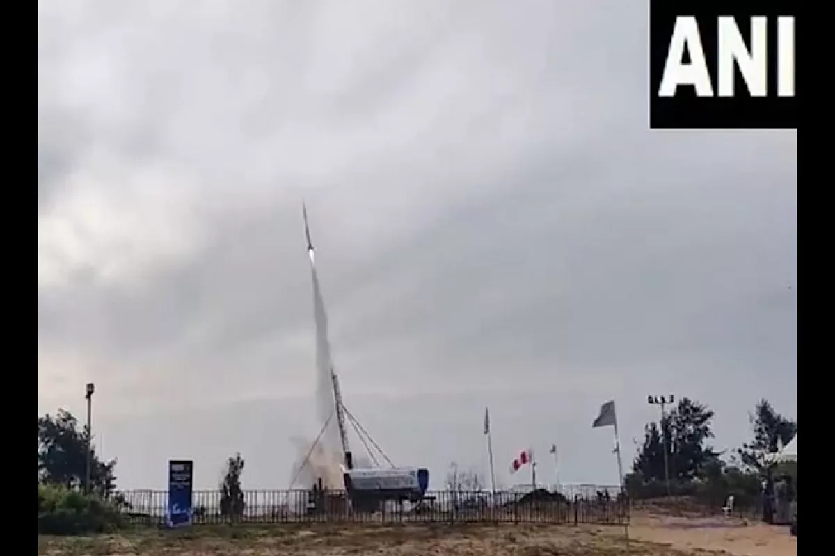 India launches its 1st reusable hybrid rocket ‘RHUMI-1’