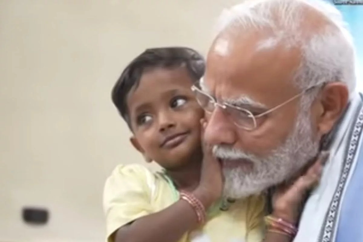 PM’s heartwarming interaction with young landslide survivor goes viral