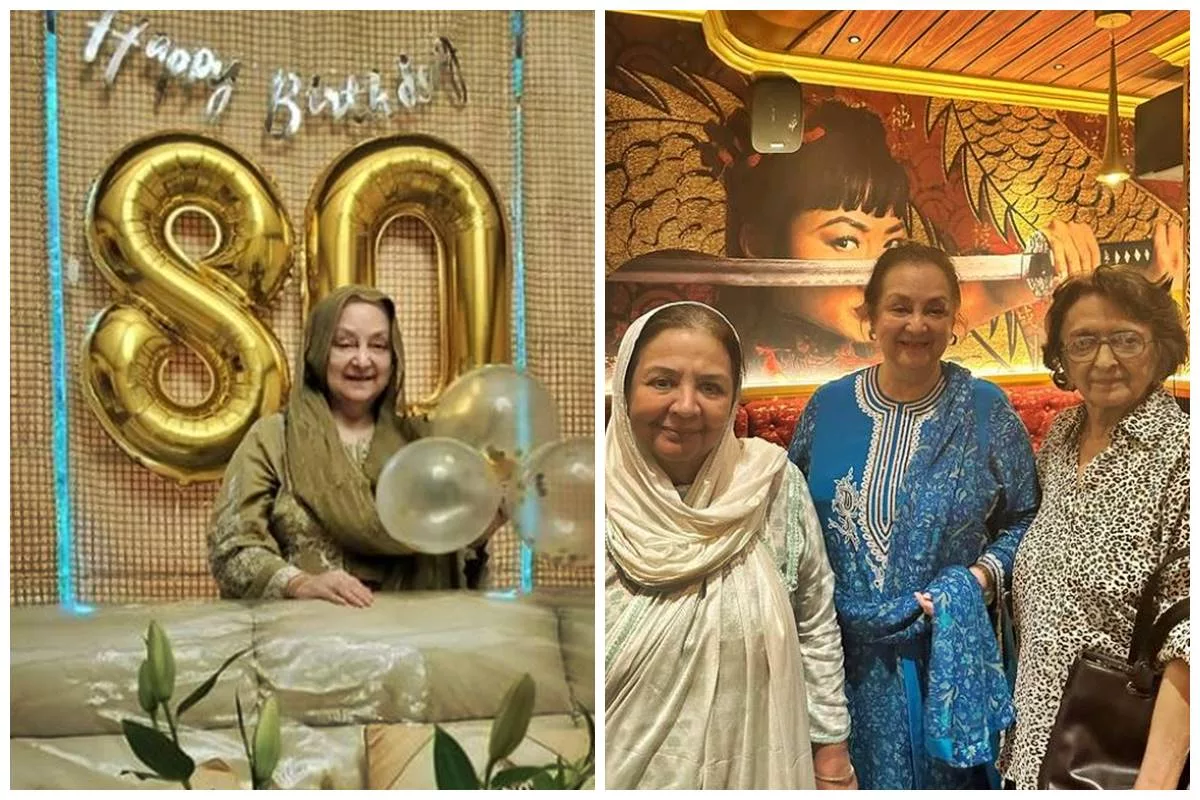 Saira Banu celebrates her 80th birthday with Farida Jalal and family