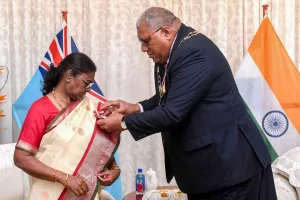 President Murmu receives Fiji’s highest civilian award