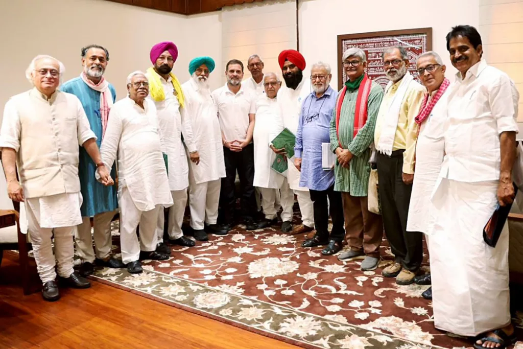 SKM Delegation, LOP, Rahul Gandhi, Congress, KC Venugopal